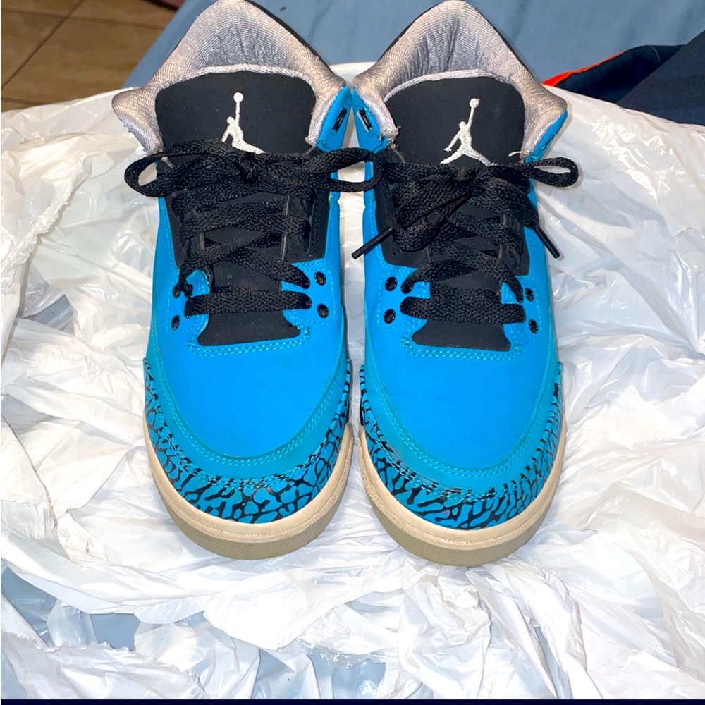 Jordan powder blue 3s kids
